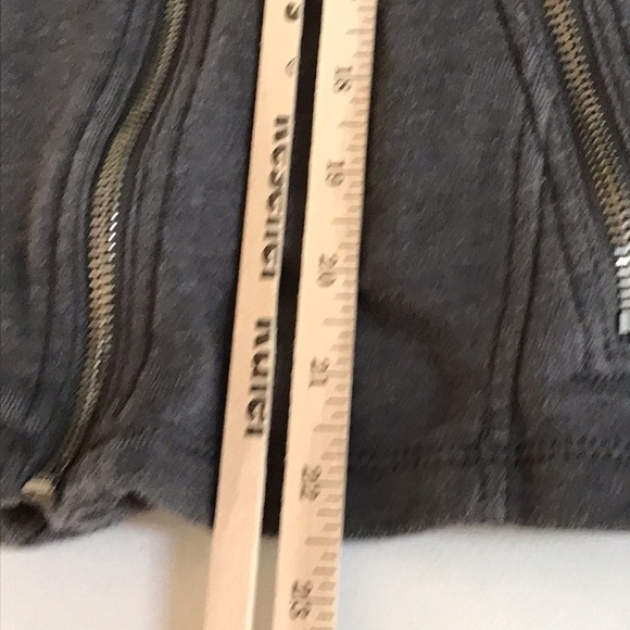 American Eagle Outfitters size medium gray jacket Moto style with snaps - Picture 6 of 11